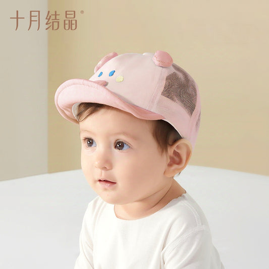 Be a Better Mom Cute Pig Soft Brim Mesh Hat 38-46CM