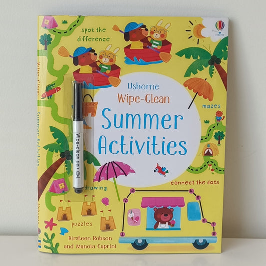 Usborne Wipe-Clean Summer Activites