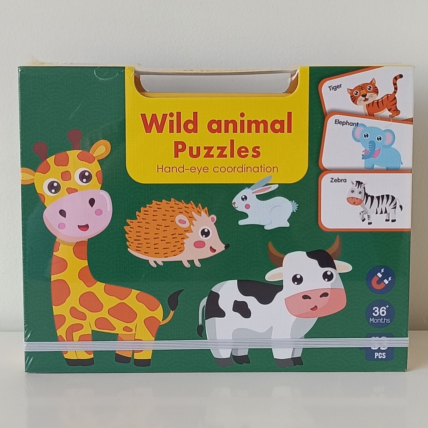Wild Animal Puzzles 53pcs (36m+)