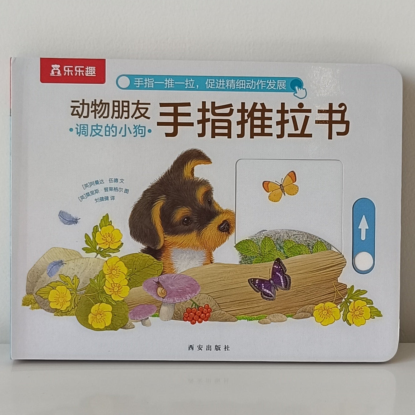 Animal Friends Dog Push Pull Book CV