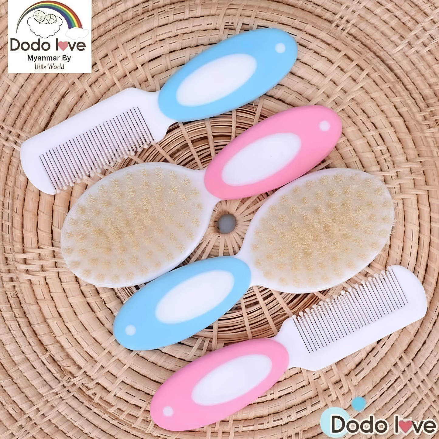 Dodo Love Comb&Brush Set