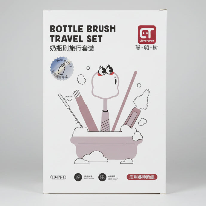 Clevertree Bottle Brush Travel Set