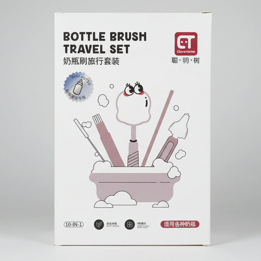 Clevertree Bottle Brush Travel Set