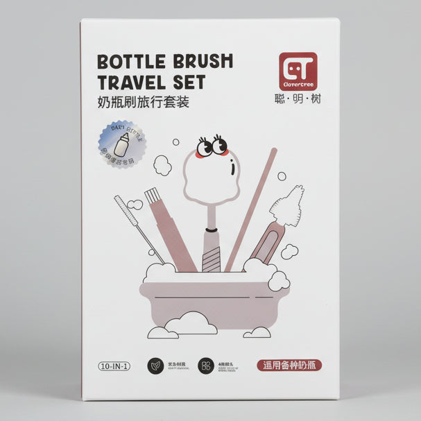 Clevertree Bottle Brush Travel Set