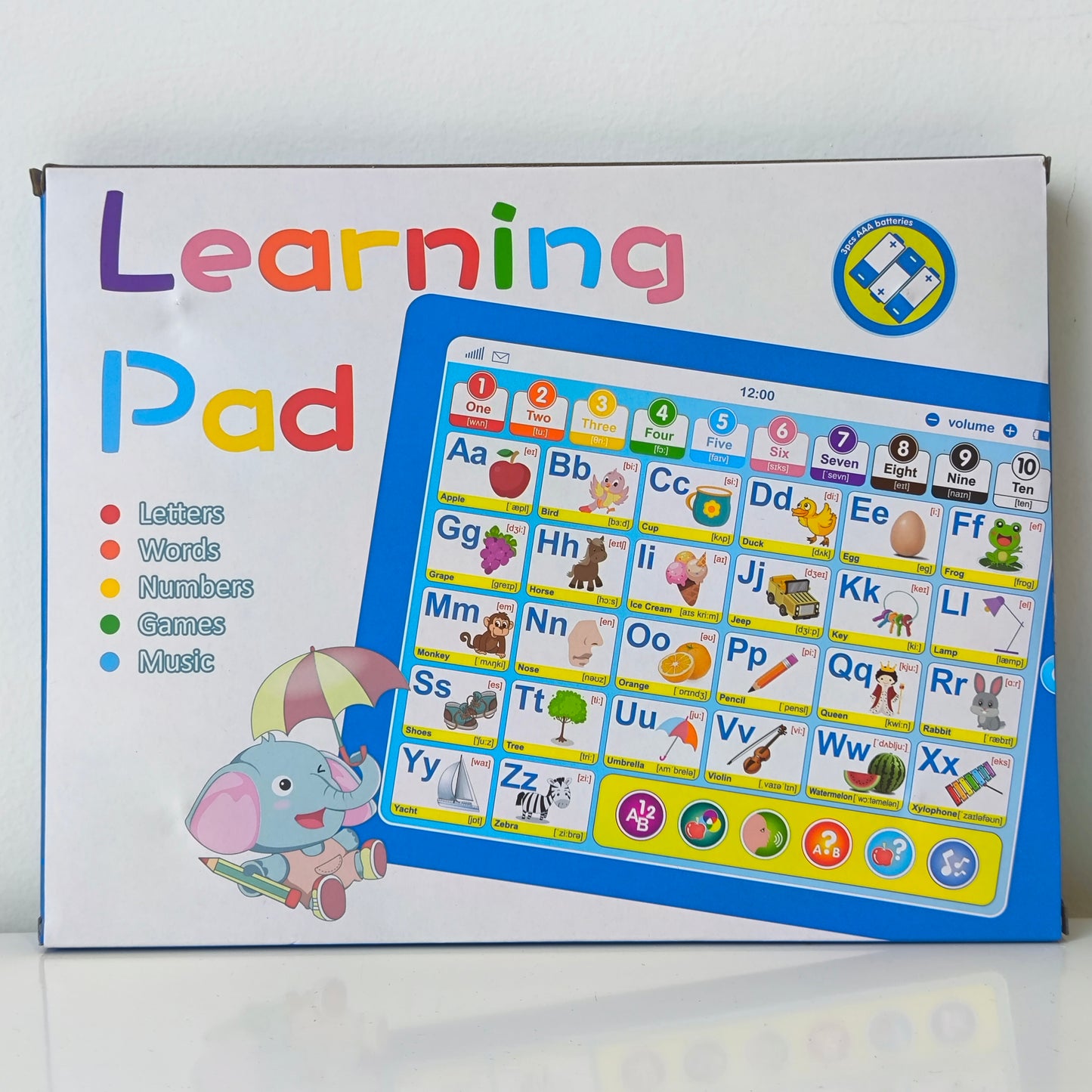 Leleyu Sound Book WP9902 English Learning Pad 3Yrs+