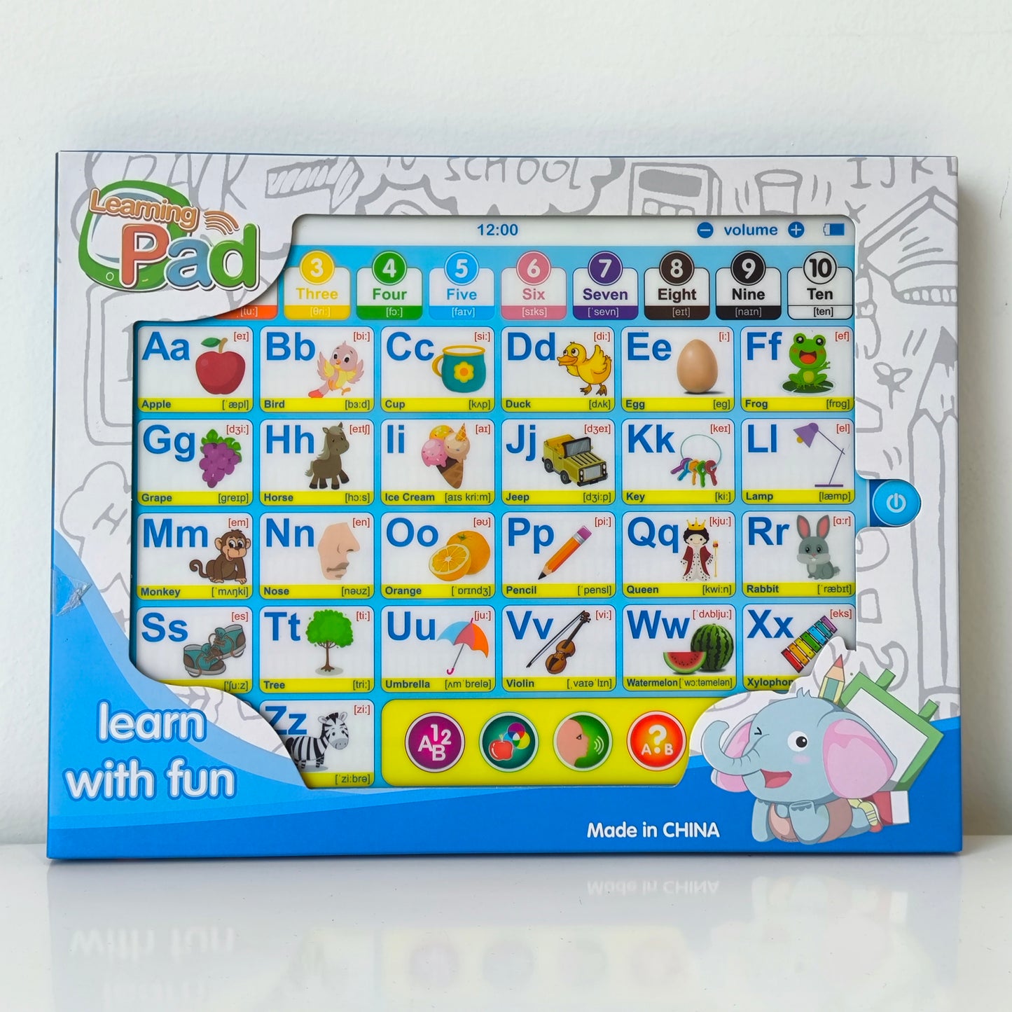 Leleyu Sound Book WP9902 English Learning Pad 3Yrs+