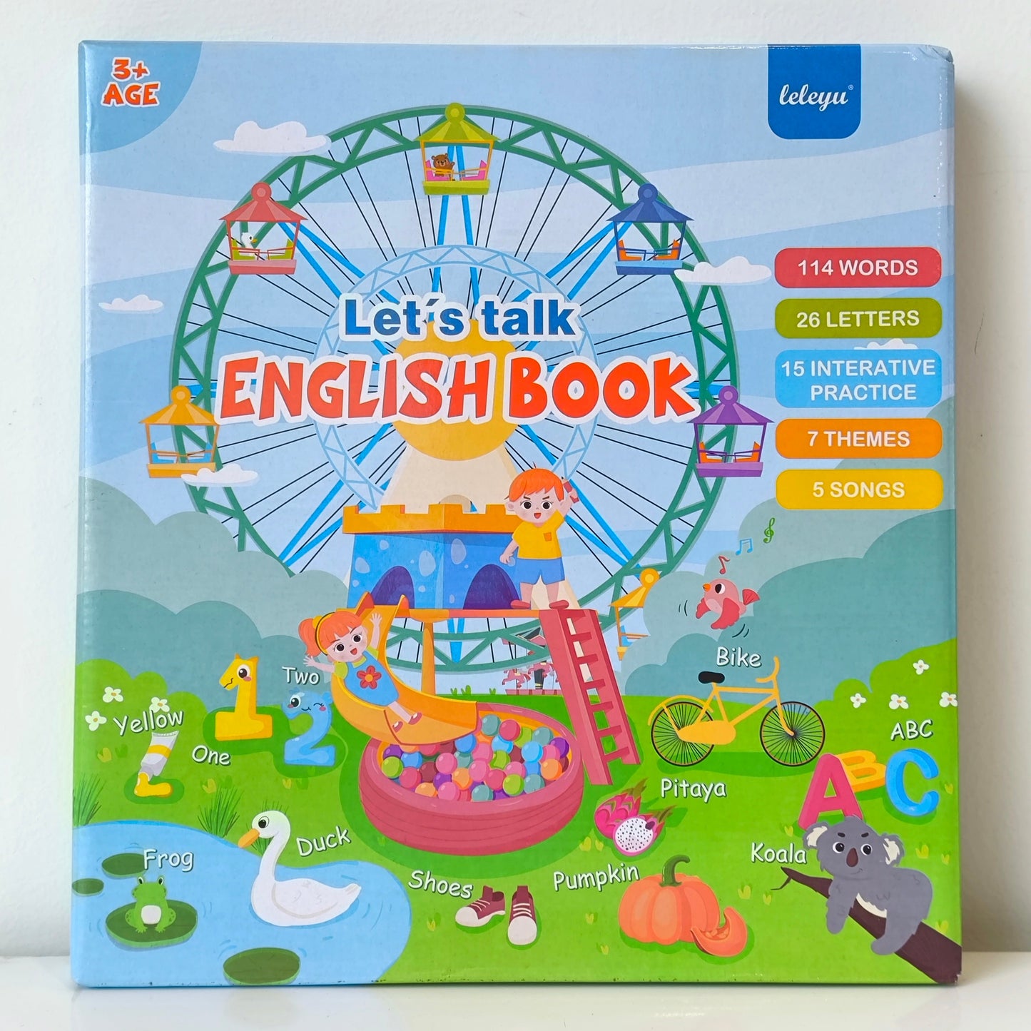 Leleyu Sound Book LWB401 Let's Talk English Book 3Yrs+