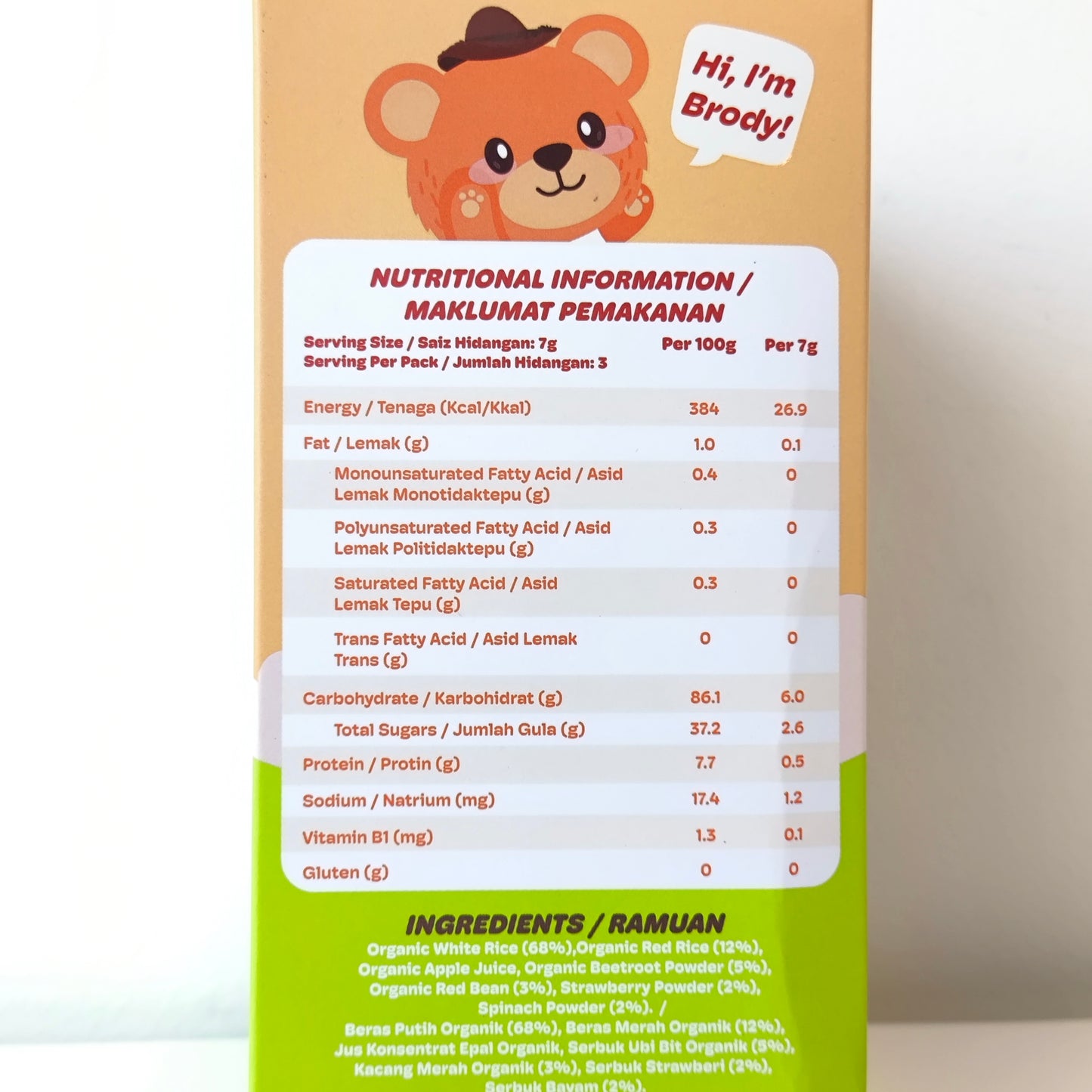 Natufoodies Puff Stick 21g 8M+
