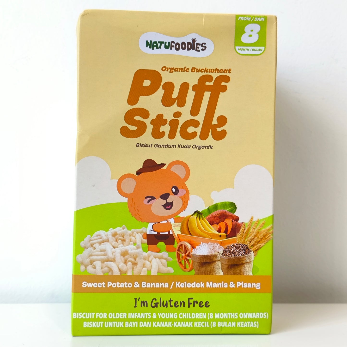 Natufoodies Puff Stick 21g 8M+