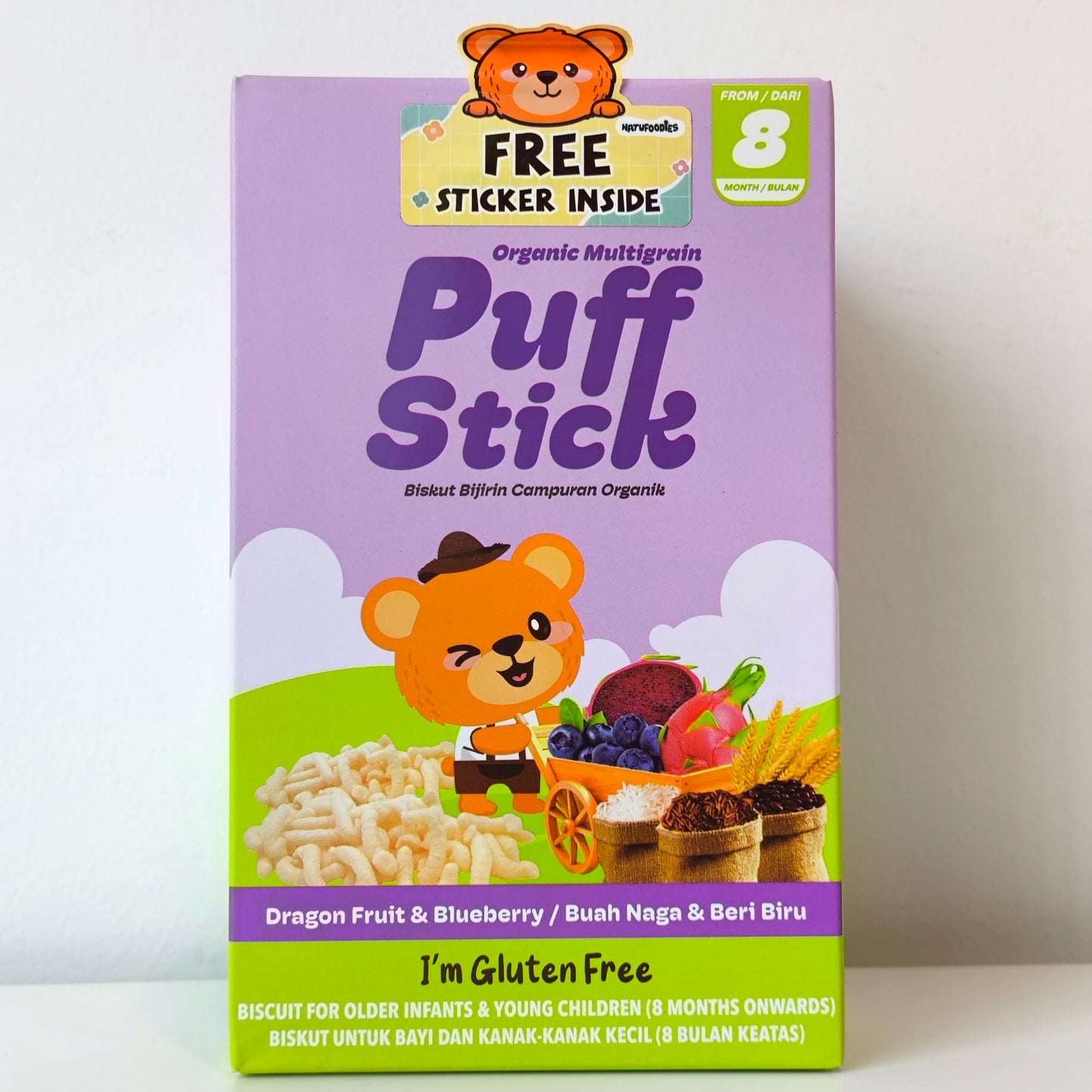 Natufoodies Puff Stick 21g 8M+