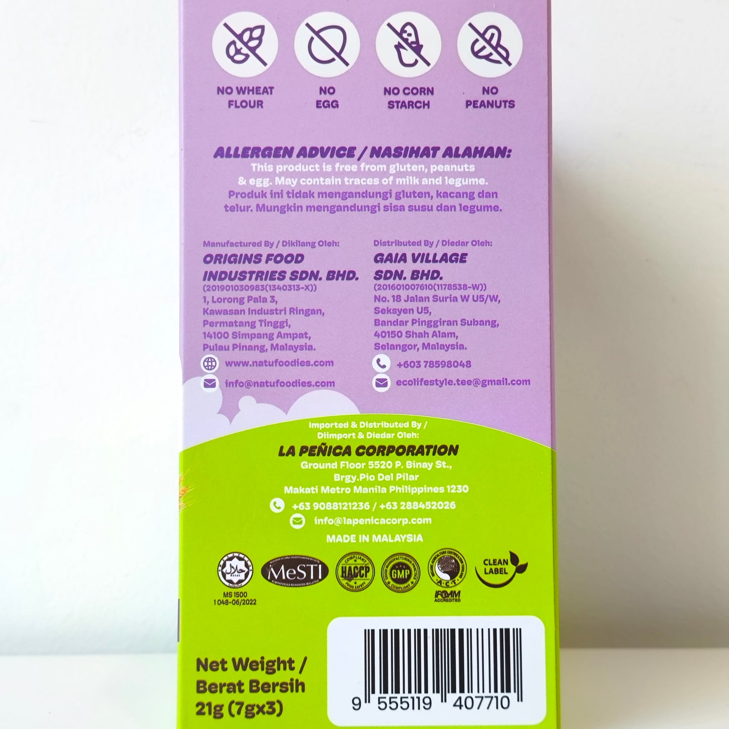 Natufoodies Puff Stick 21g 8M+
