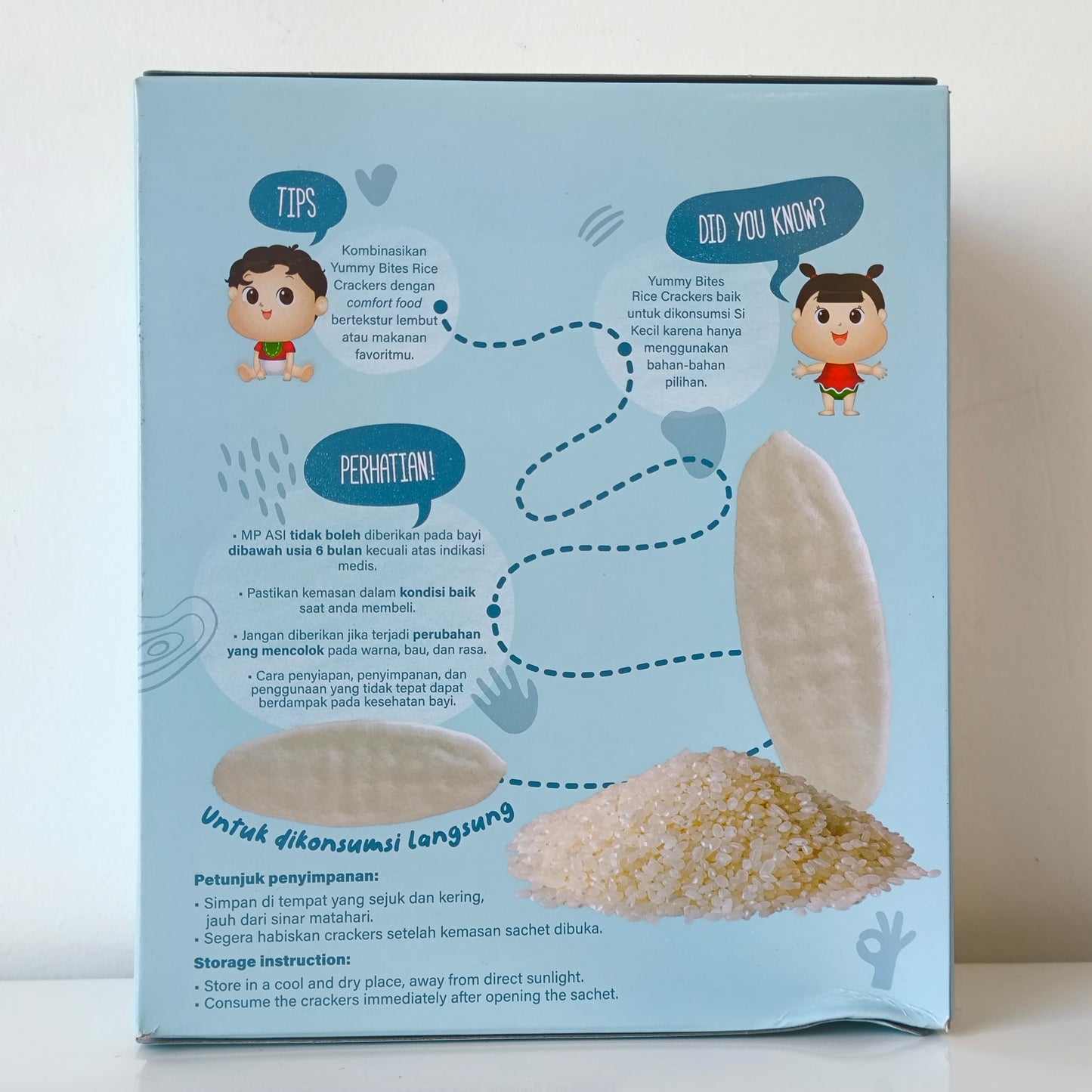 Yummy Bites 6+Months Cracker Original 50g N