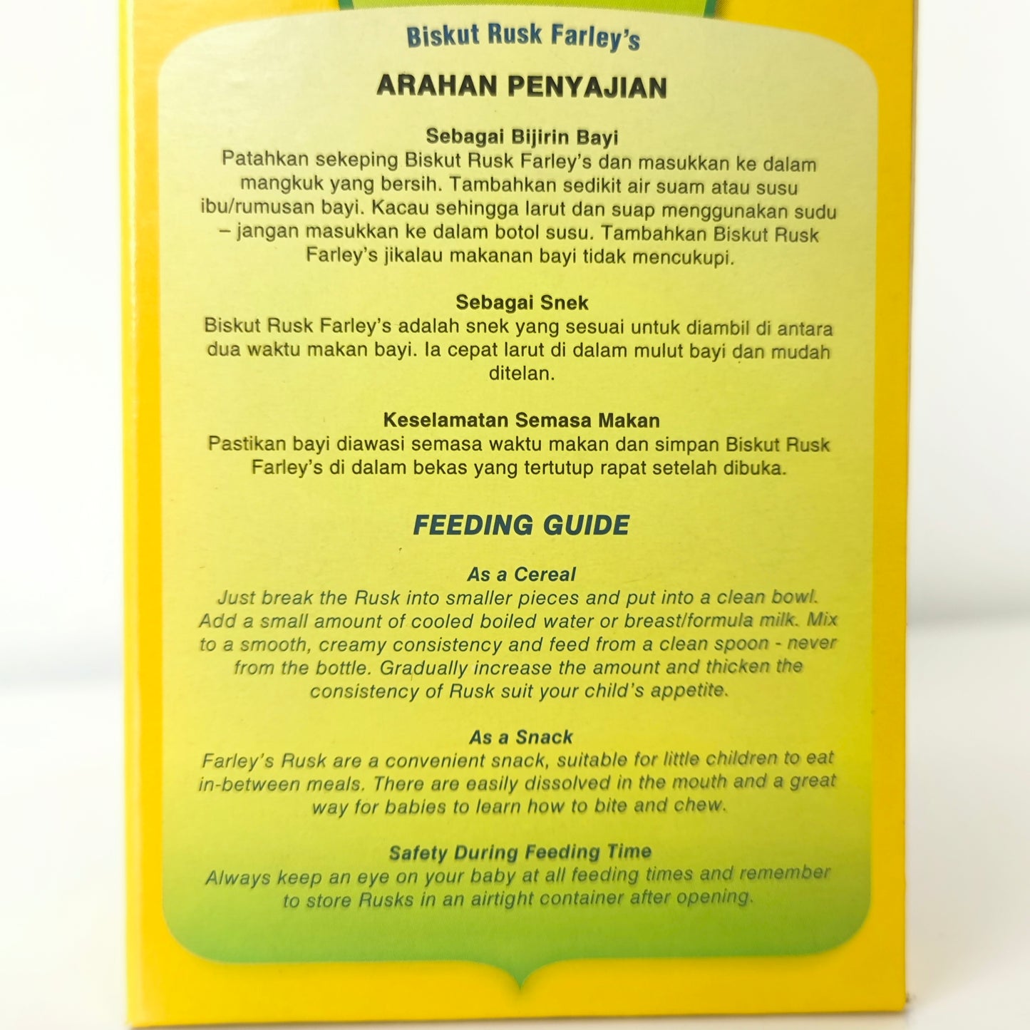 Heinz Farley's Rusks 120g 6M+