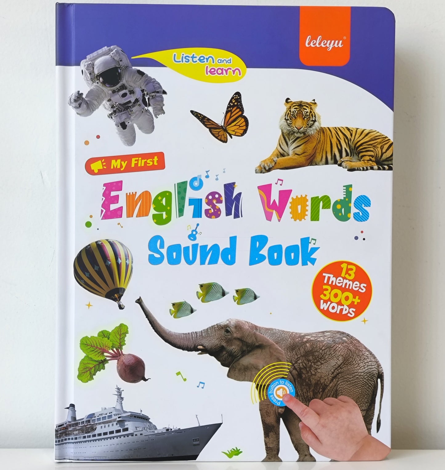 Leleyu Sound Book LWB421 My First English Words Sound Book 3Yrs+