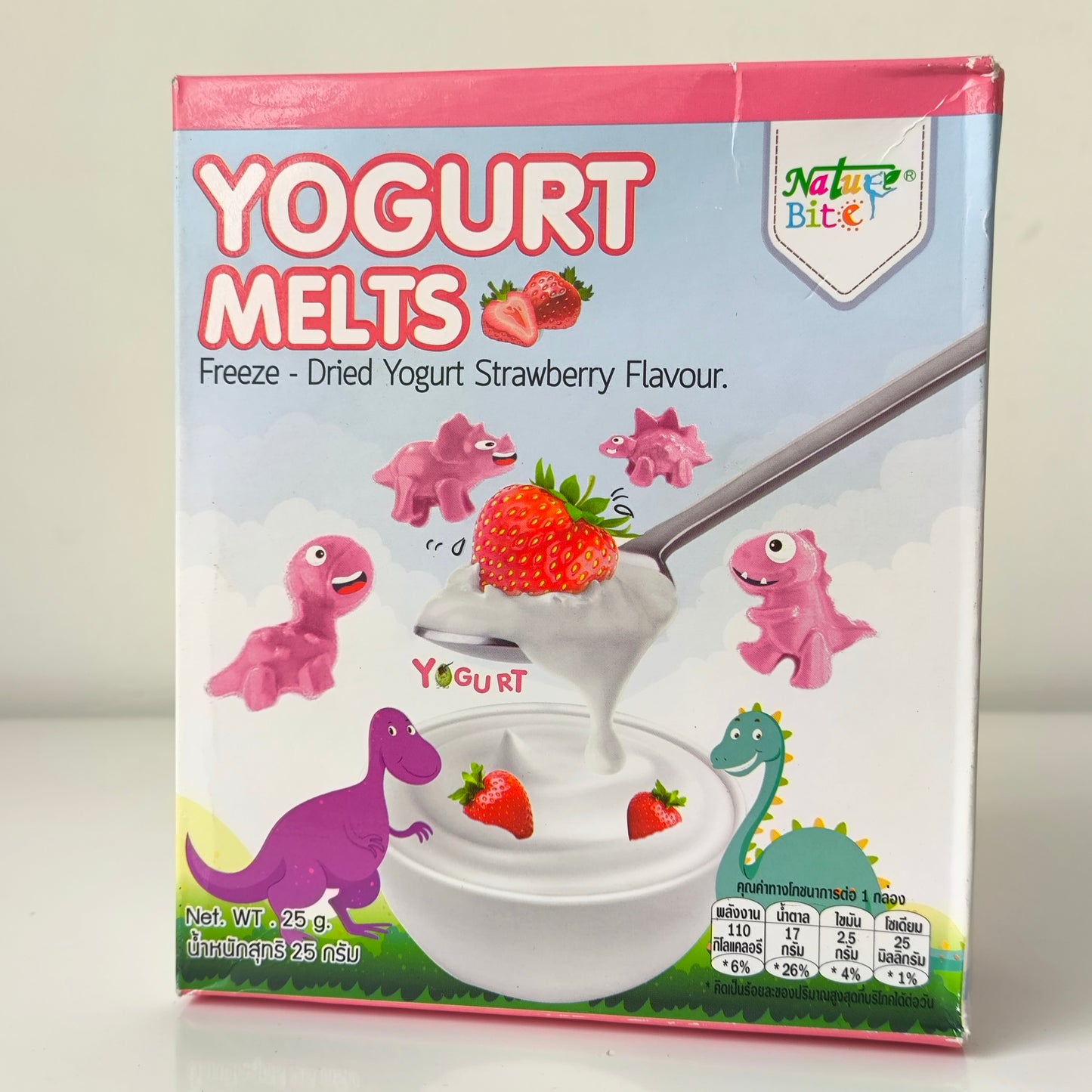 Nature Bite Freeze Dried Yogurt Melts 25g 12M+