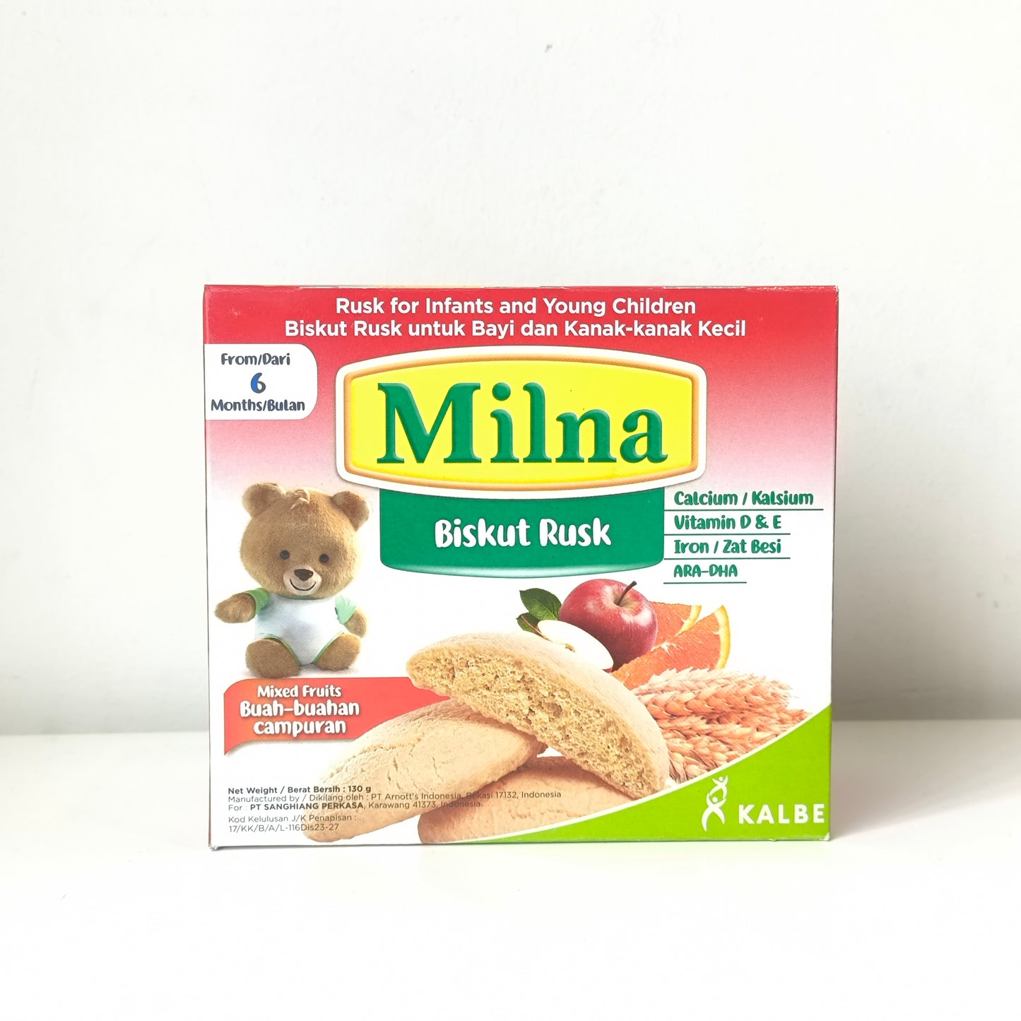 Milna Rusk Biscuits 130g 6M+