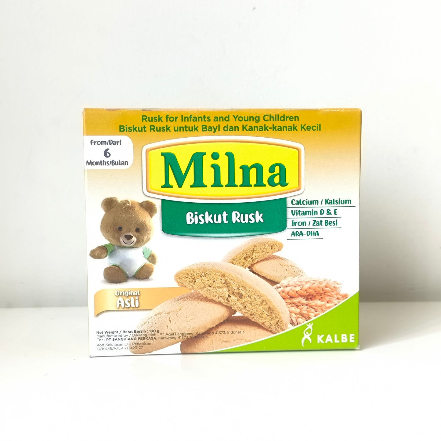Milna Rusk Biscuits 130g 6M+