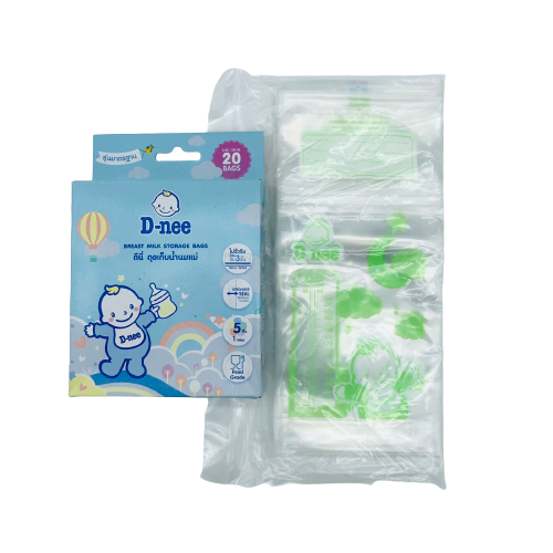 D-nee 20pcs Breast Milk Storage Bag 8oz/250ml