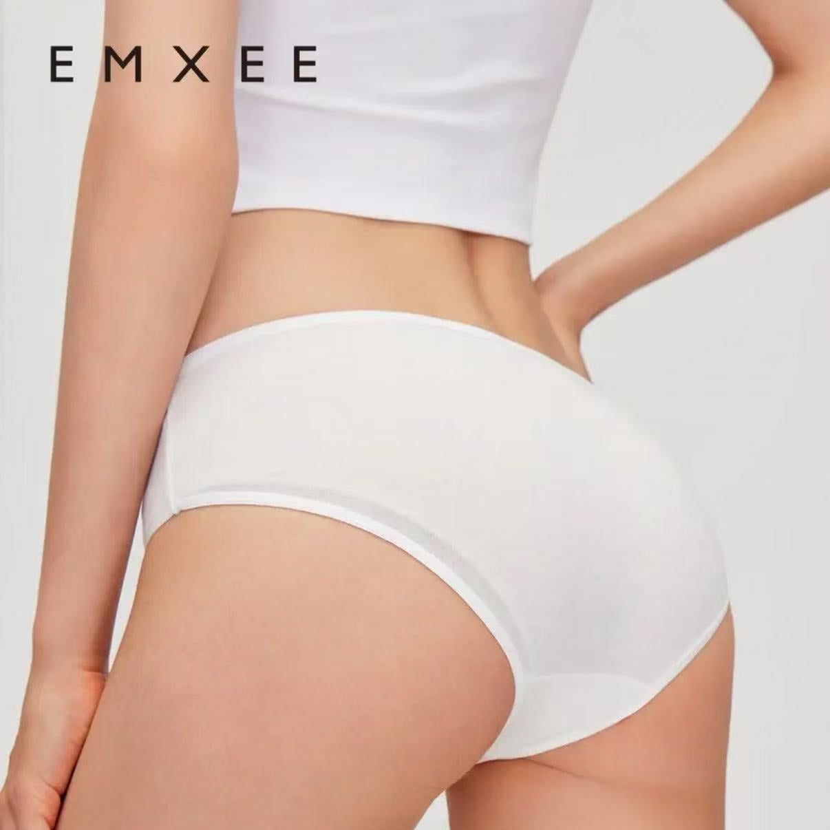 EMXEE  Disposable Pure Cotton Underwear 4Pcs set