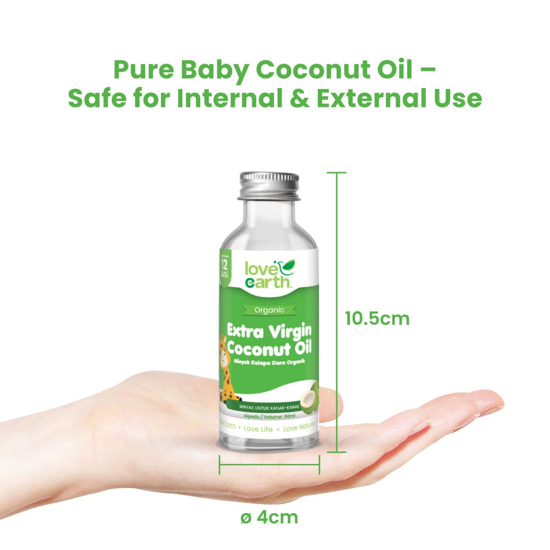 Love Earth Organic Extra Virgin Coconut Oil 60ml