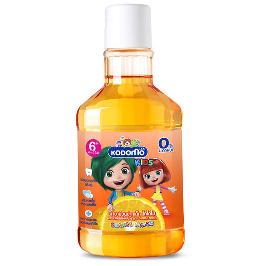 Kodomo Kids Mouth Wash Orange 6+ 250ml