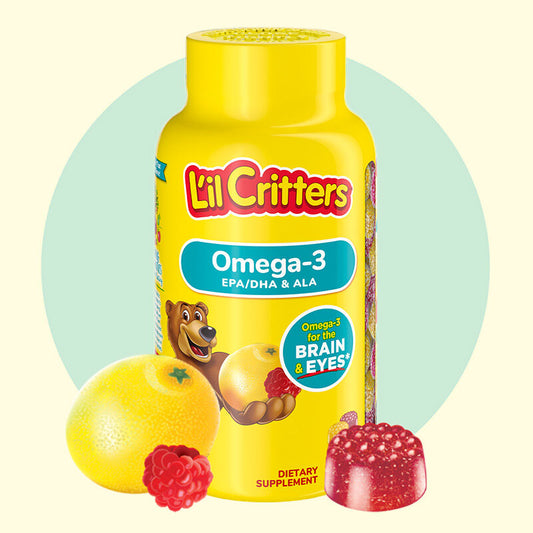 L'il Critters Omega-3 EPA/DHA & ALA 120Gummies