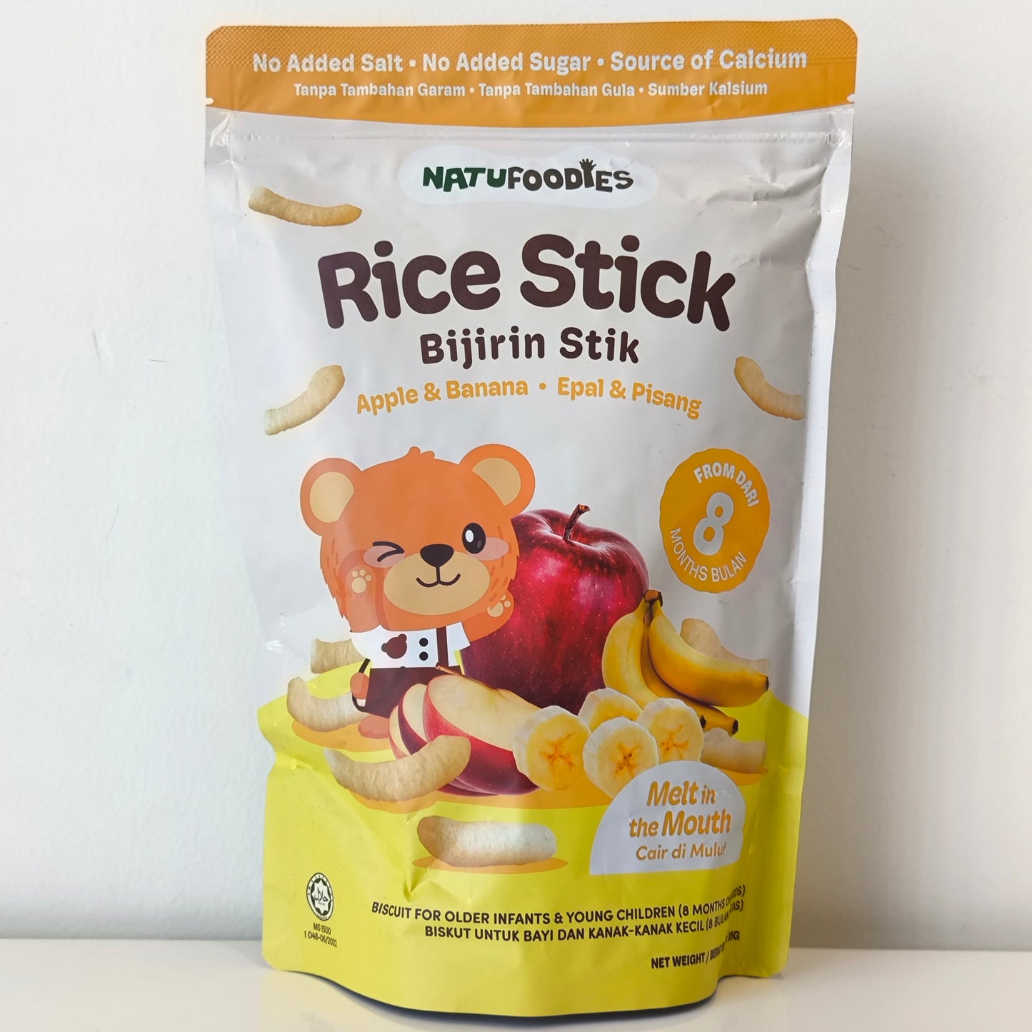 Natufoodies Rice Stick 35g 8M+