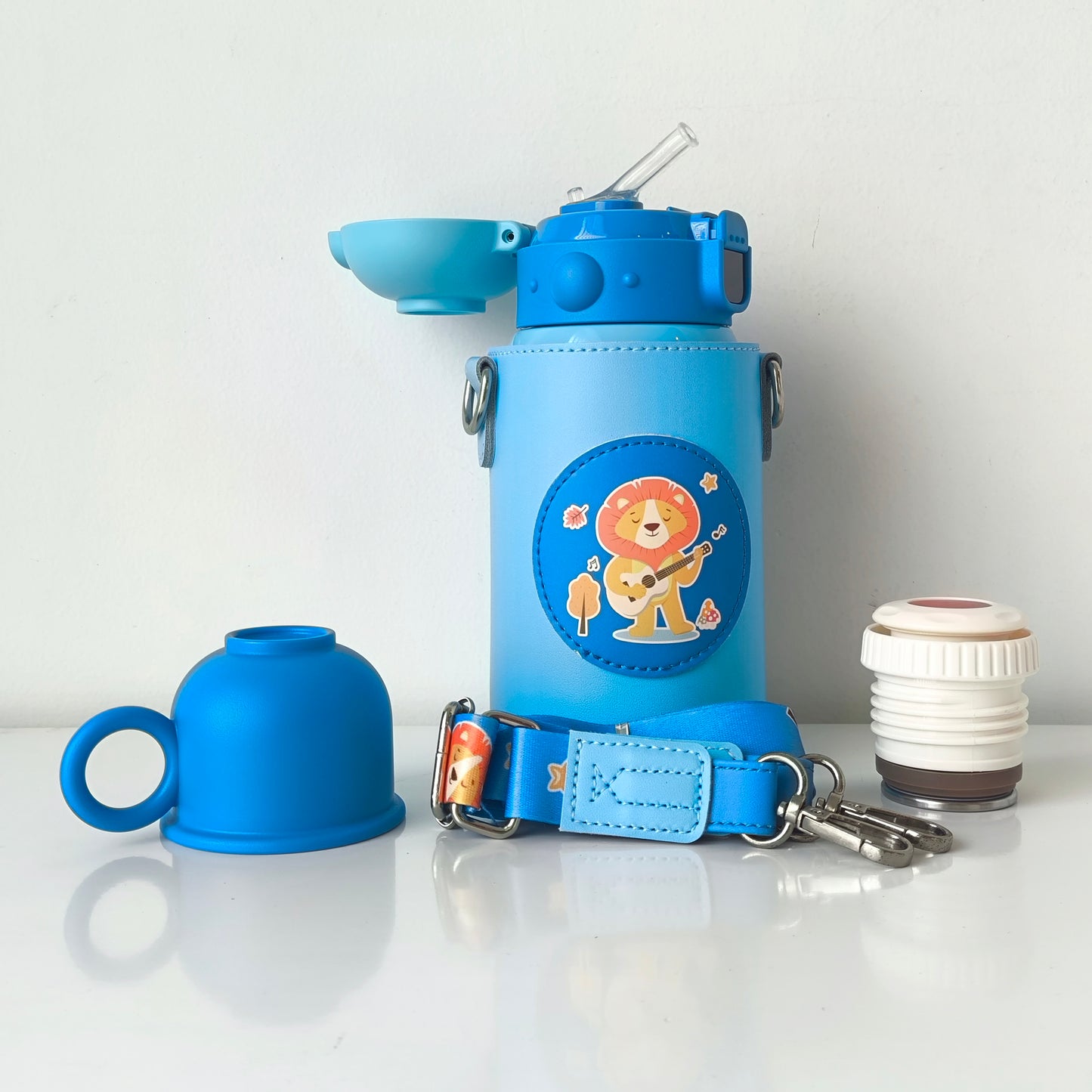 Philips AWP2653 Thermal Bottle With Smart Temperature Display & One Cup Dual Lid Design 470ml