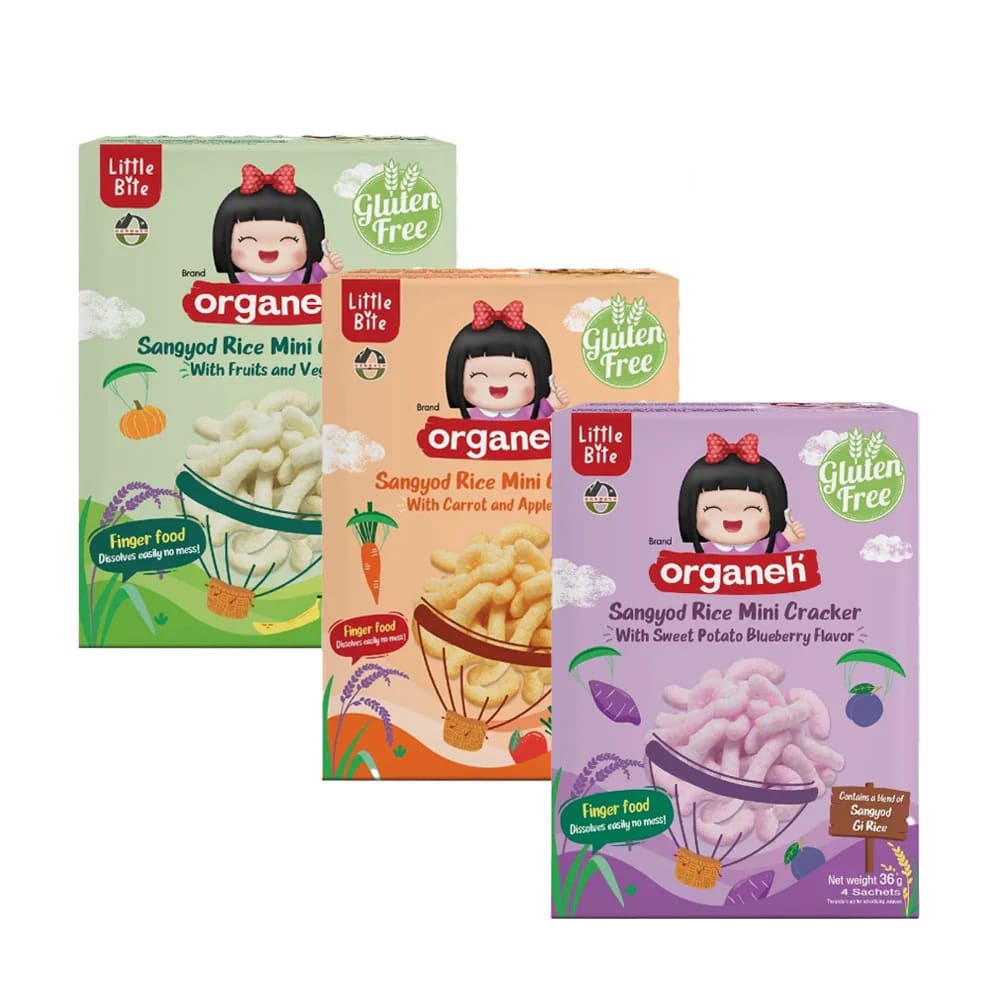 Organeh Sangyod Rice Mini Cracker  4*9g