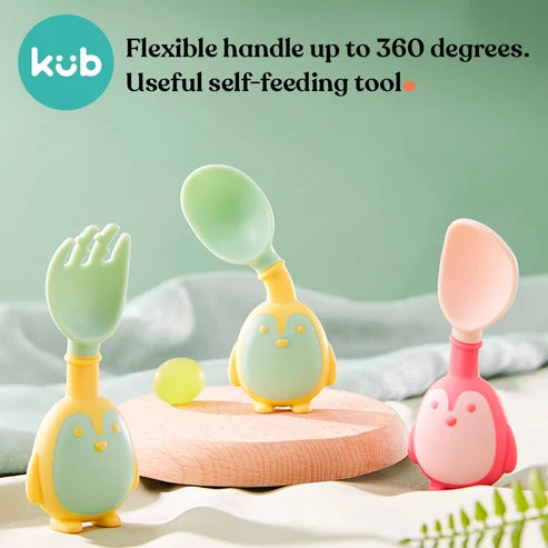 KUB Penguin Shaped Fork Spoon