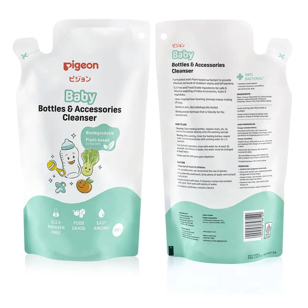 Pigeon Bottle & Accessories Cleanser Refill 450ml