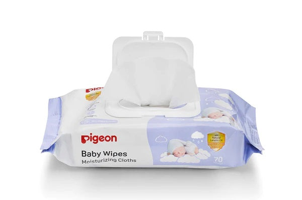 Pigeon Baby Wipes Moisturizing Cloths 70Wipes