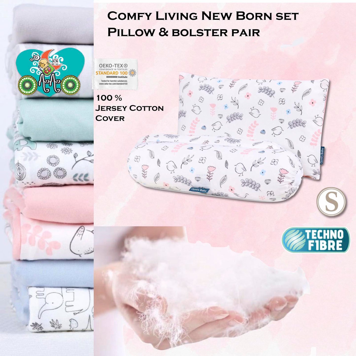 OAAO Pillow & Bolster Set