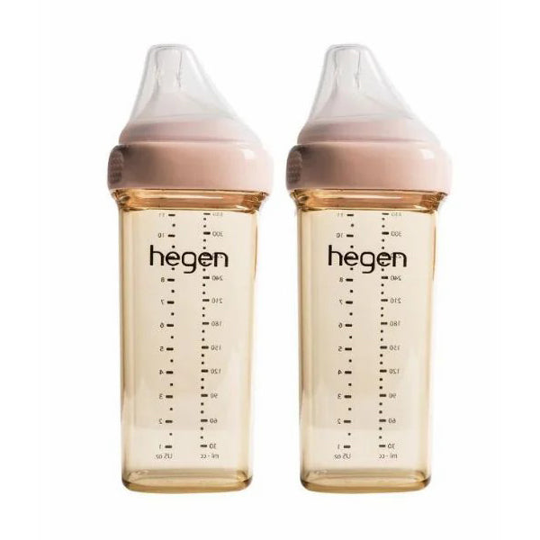 Hegen PCTO™ 330ml/11oz Feeding Bottle PPSU (2-pack) with Fast Flow Teat (3) (2-Pack)