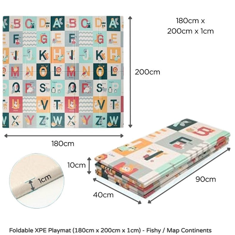 Foldable Playmat XPE with bag 1cm(180cm*200cm)