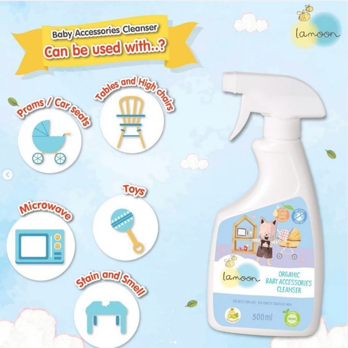 Lamoon Organic Baby Accessories Cleanser 500ml