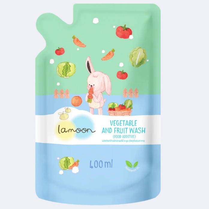 Lamoon Vegetable & Fruit Wash 400ml