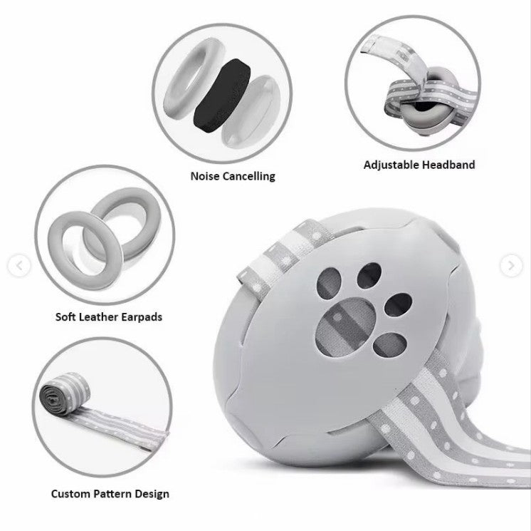 2in1 Baby Earmuffs Baby Hearing Care 1-48Months