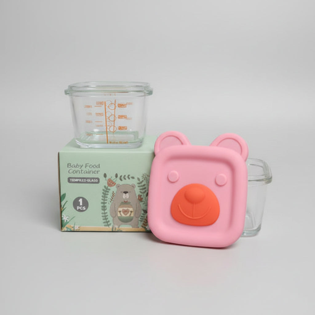 Baby Food Container Tempered Glass
