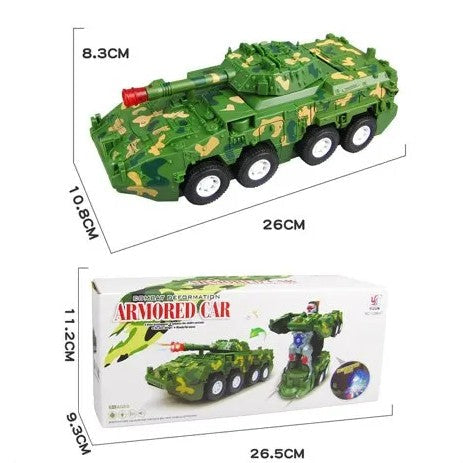 Combat Deformation Armored Car Toy
