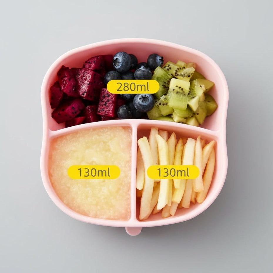 Dodo Love Silicone Plate Blue & Pink