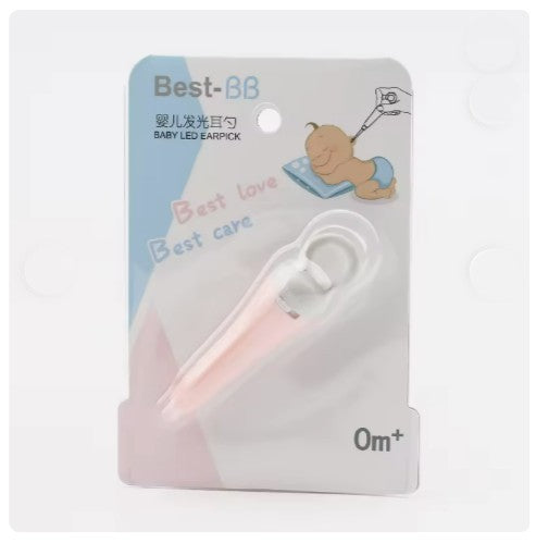 Best-BB Flashlight Earpick 1Pc Pink & Blue