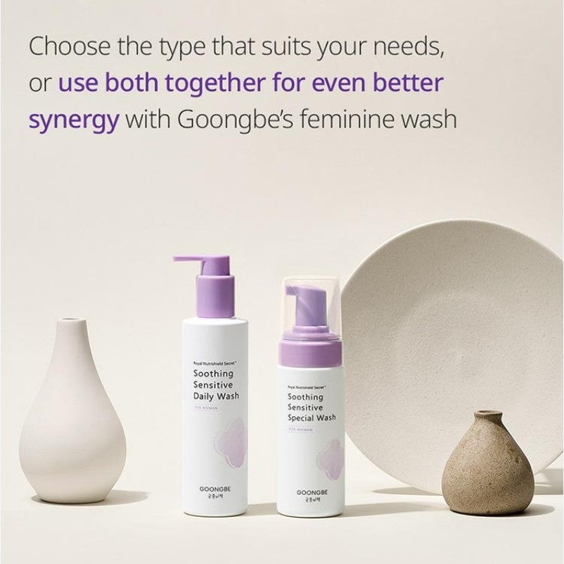 GOONGBE Soothing Sensitive Daily/Special Wash For Woman