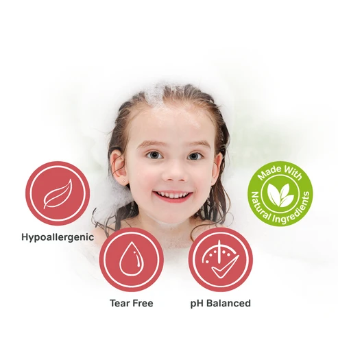 Bzu Bzu Silky Soft Kids Shampoo 600ml 4-12Yrs