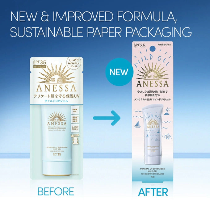 Anessa UV Sunscreen Mild Milk & Gel SPF