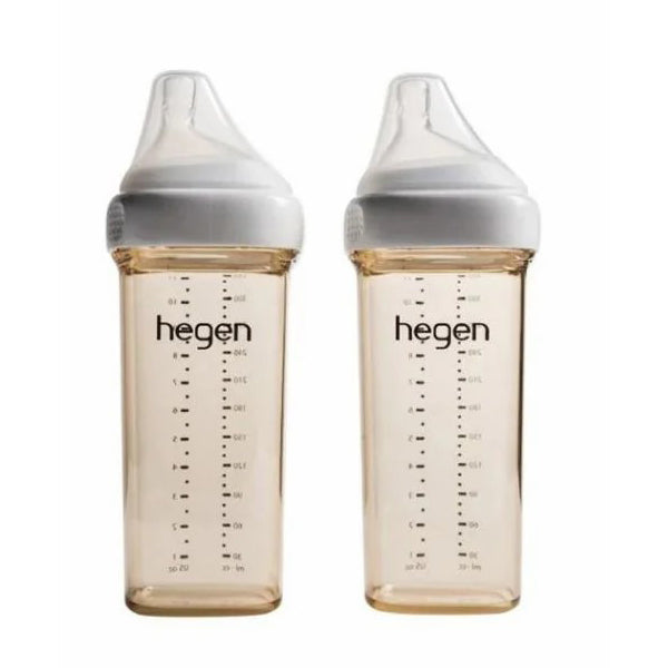 Hegen PCTO™ 330ml/11oz Feeding Bottle PPSU (2-pack) with Fast Flow Teat (3) (2-Pack)