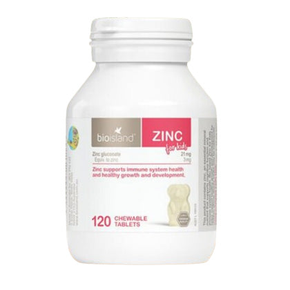 Bioisland Zinc For Kids 120 Capsules