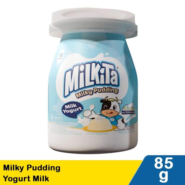 Milkita Milky Pudding Milk & Strawberry Yogurt 6*85g