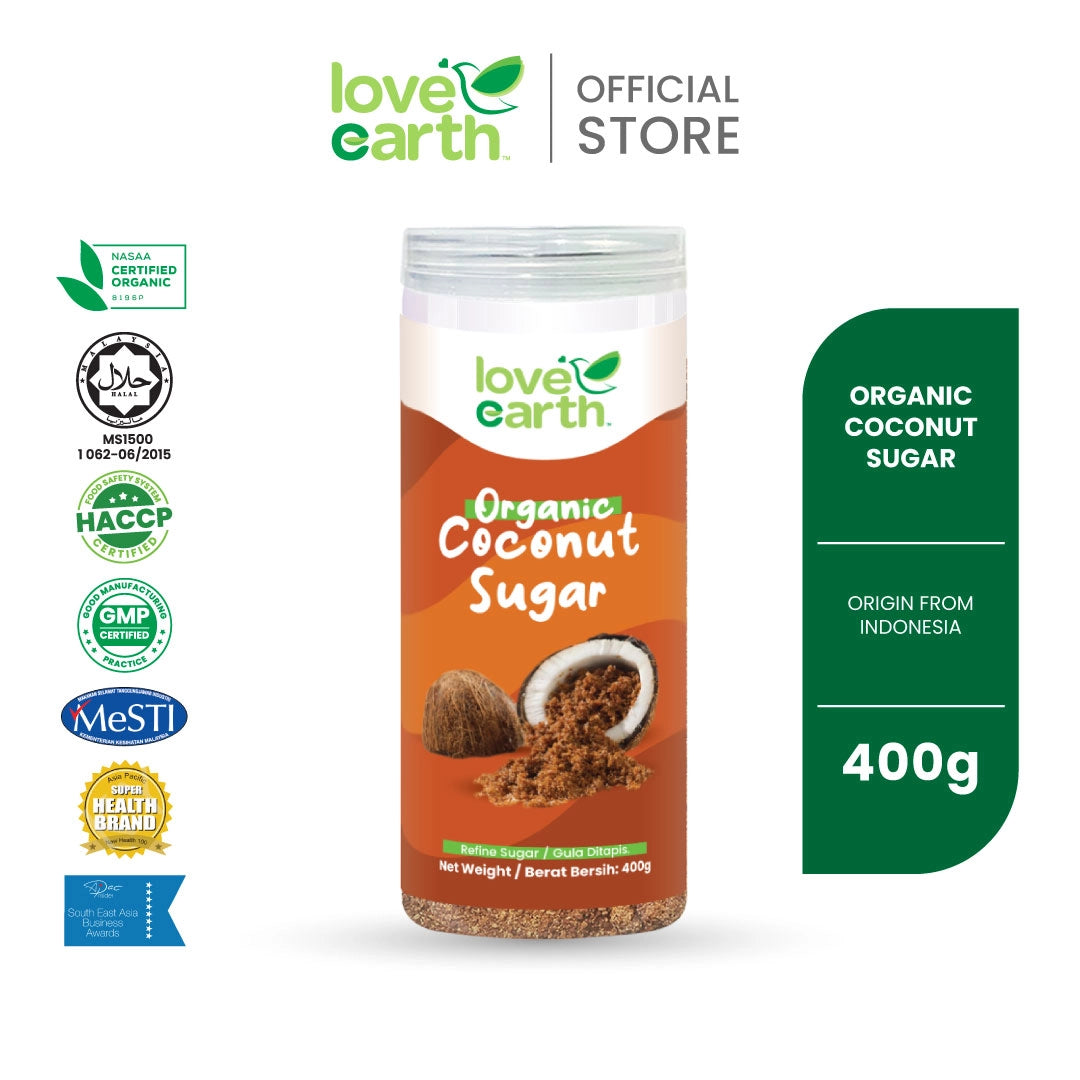 Love Earth Organic Coconut Sugar 400g