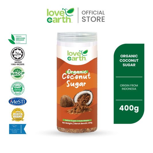 Love Earth Organic Coconut Sugar 400g